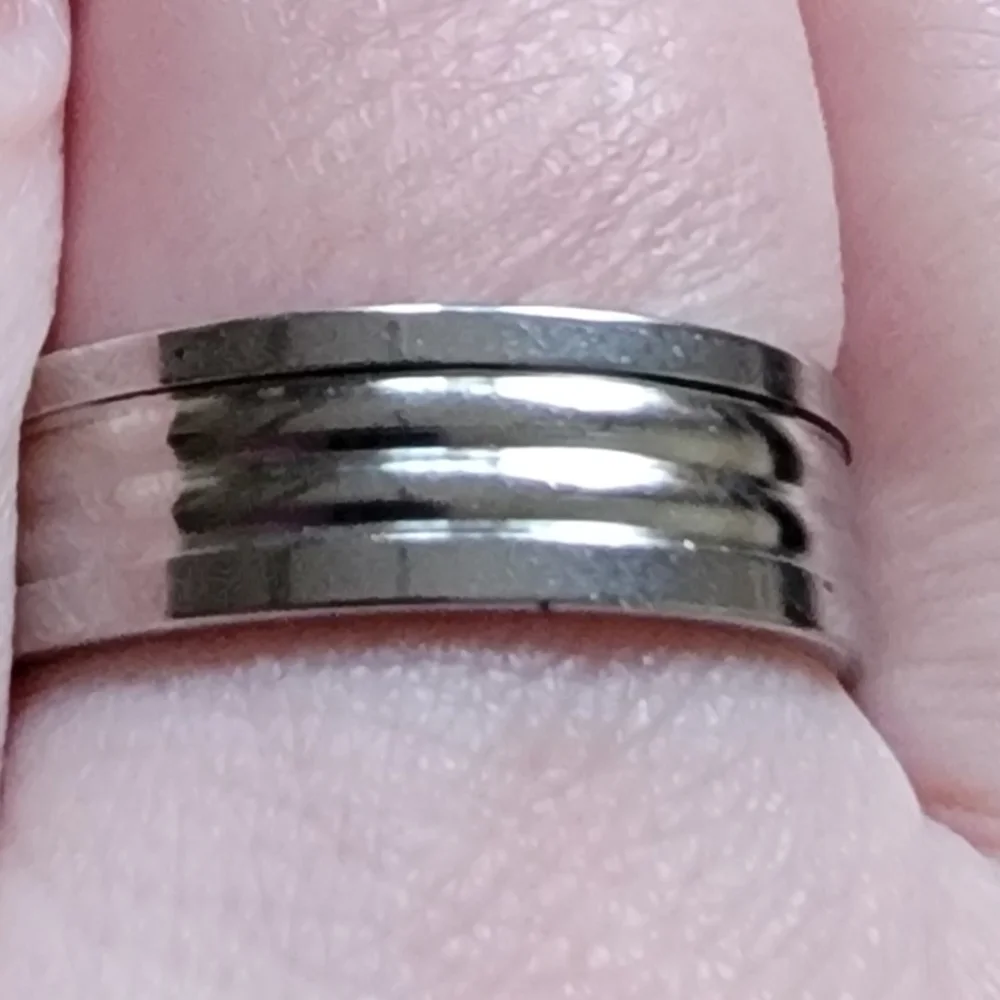 New Steel Men's Ring Band.